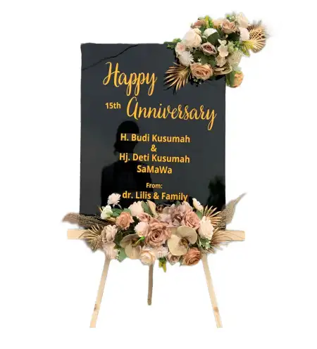 Papan Bunga Akrilik Jawa Kanan