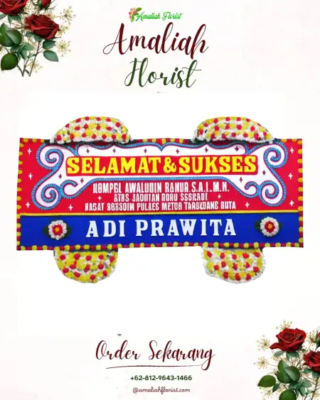 Papan Bunga Ucapan Selamat Jawa Kanan