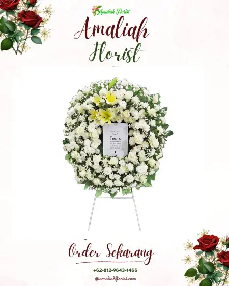 Krans Bunga Duka Jawa Kanan